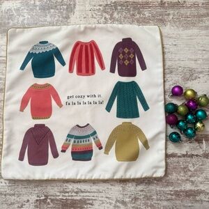 Kitschy Holiday Pillowcase & Christmas Ornament Set